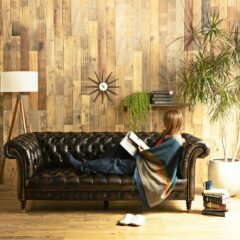 高級感と迫力ある　チェスターフィールドソファ