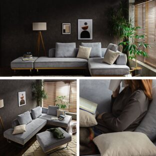 コーデュロイ生地がおしゃれ おすすめカウチソファのご紹介