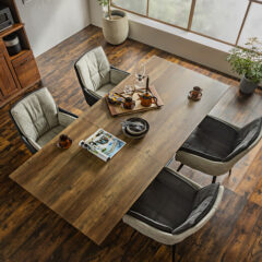 使い分けできて便利!木目調伸長式テーブルのご紹介!