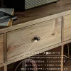 F01331_カウンター オープンラック サイドボード 木製 パイン材 無垢 おしゃれ ヴィンテージ 高級 ラック 収納棚 フリーラック ディスプレイラック 収納 シャビー 開梱設置付