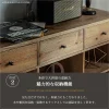 F01331_カウンター オープンラック サイドボード 木製 パイン材 無垢 おしゃれ ヴィンテージ 高級 ラック 収納棚 フリーラック ディスプレイラック 収納 シャビー 開梱設置付