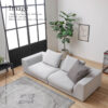 F01772_ 関家具 コージー ペット242cm ソファ ソファ ソファー ペットフレンドリー ファブリック 組み替え ペットのキズに強い 摩擦に強い 毛が取れやすい 犬 猫 子供 家族 子育て おすすめ リビング グレー ベ ージュ (開梱設置付)