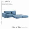 F01774_関家具 トビー ペット 247cm ソファ ソファ ソファー ペットフレンドリー ファブリック 組み替え ペットのキズに強い 摩擦に強い 毛が取れやすい 犬 猫 子供 家族 子育て おすすめ リビング ストームブルー モスグリーン 開梱設置付き