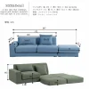 F01774_関家具 トビー ペット 247cm ソファ ソファ ソファー ペットフレンドリー ファブリック 組み替え ペットのキズに強い 摩擦に強い 毛が取れやすい 犬 猫 子供 家族 子育て おすすめ リビング ストームブルー モスグリーン 開梱設置付き
