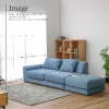 F01774_関家具 トビー ペット 247cm ソファ ソファ ソファー ペットフレンドリー ファブリック 組み替え ペットのキズに強い 摩擦に強い 毛が取れやすい 犬 猫 子供 家族 子育て おすすめ リビング ストームブルー モスグリーン 開梱設置付き