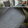 F01782_ダイニングベンチ グラナダ ポアレ 幅127cm 127cm 約130cm 単品 ベンチ 椅子 腰掛け ダイニング ファブリック 布 スチール脚 スチール ブラック脚 食卓 カラー グレー アイボリー モダン 韓国風 北欧 ホテル