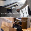 F01854_サイドボード リビングボード シーン 幅120 120 120cm キッチンカウンター 収納 隙間収納 すきま 薄型 最薄 韓国風 奥行30cm 30cm 配線 シンプル モダン 北欧 Made in Japan 日本製 国産 モーブル おしゃれ スッキリ オススメ 開梱設置付き