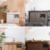 F01854_サイドボード リビングボード シーン 幅120 120 120cm キッチンカウンター 収納 隙間収納 すきま 薄型 最薄 韓国風 奥行30cm 30cm 配線 シンプル モダン 北欧 Made in Japan 日本製 国産 モーブル おしゃれ スッキリ オススメ 開梱設置付き