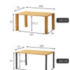 関家具 NOWHERE LIKE HOME ダイニングテーブル ノード NODE テーブル単品 幅180cm NWLH セミオーダー 脚部 選べる 組み合わせ いろいろ テーブル 食事 食卓テーブル ダイニング オーク ウォールナット 開梱設置付き