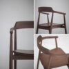 F01893_関家具 正規代理店 ダイニング チェア ロス ROSS オーク ウォールナット 無垢材 NWLH ノーウェアライクホーム NOWHERE LIKE HOME 木製 ウッド デスクチェア 北欧 おしゃれ シンプル モダン z天然木 ブラウン ナチュラル (送料無料)
