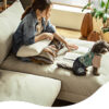 F01925_ソファ カウチソファ コーナーソファー モジュール セパレイト 爪に 強い ペット 猫 犬 ロータイプ ニュアンス グレー ベージュ グレージュ 北欧風 韓国風 ソファセット リビング スタイリッシュ モダン ファミリー向け (開梱設置付)