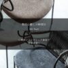 F01942_ダイニング チェア 2脚セット 肘付き ラウンジチェア ロープ デザイン オレフィン ロープ ブラック スチール スタイリッシュ モダン リゾート ホテル カフェ 幅57cm 57cm 椅子 送料無料
