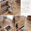 関家具 キャビネット nora エルメ ガラス ディスプレイラック 幅150cm 棚 ダイニングボード キッチンボード リビングボード オーク柄 天然木調 ナチュラル 収納 木製 日本製 国産 ガラス扉 引出し 有孔ボード 壁面収納 カフェ ヴィンテージ風 オシャレ 開梱設置付き