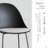 F02007_関家具 エッグ カウンターチェア アームレス ポリプロピレン スチール脚 クロムメッキ ブラック ブルー イエロー ベージュ スタイリッシュ モダン シャープ シンプル 北欧 デザイナーズ アメカジ インダストリアル レトロ (送料無料)