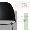 F02007_関家具 エッグ カウンターチェア アームレス ポリプロピレン スチール脚 クロムメッキ ブラック ブルー イエロー ベージュ スタイリッシュ モダン シャープ シンプル 北欧 デザイナーズ アメカジ インダストリアル レトロ (送料無料)