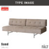 F00135_関家具 ハーマン ソファ ソファー ソファベッド ソファーベッド ベッド 3人掛け ベージュ グレー おしゃれ ファブリック コンフォーム クラッシュゲート レザーテックス 開梱設置付き