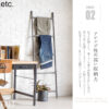 F02012_リコ RICO ラダー ラック etc コンフォーム クラッシュ モダン スタイリッシュ モノトーン 韓国 韓国風 ホテル ホテルライク 関家具 収納 はしご 壁面 おしゃれ ブルックリン スチール アイアン