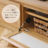 F02014_160 180 200 関家具 nora 日本製 made in japan 国産 ノラ TVボード ぺディア PEDIA pedia リビングボード ローボード テレビ台 幅160 幅180 幅200 オーク柄 ナチュラル オシャレ 北欧 モダン ガラス 開梱設置付き