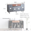 F02067_サイドボード リビングボード サイドチェスト日本製 国産 made in japan 幅90cm 幅120cm 幅150 収納 壁面収納 本棚 天然木 アカシア 石目 木目 モダン オシャレ 北欧 おすすめ お洒落 リビング収納 開梱設置付き