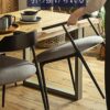 F02027_ダイニングセット ダイニング 7点 幅210cm オーク材 無垢材 集成材 テーブル チェア セット 引っ掛け可能 引っ掛けられる 回転 固定タイプ 2カラー 北欧風 おしゃれ ルンバ対応 ルンバブル モダン ナチュラル 和モダン なぐり うづくり 開梱設置付き