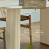F02028_ダイニングテーブル ダイニング テーブル 幅160cm オーバル 楕円形 セラミック 天板 熱に強い 水に強い 傷に強い 紫外線に強い 韓国風 韓国 インテリア おしゃれ 収納付き 収納スペース ストレージ デザインレッグ ゴールドアクセント 単品販売 開梱設置付き