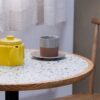 F02064_関家具 nora トフィー TOFFY カフェテーブル テーブル 円形 ラウンド 高さ 65cm 70cm 天板4種類 テラゾー ホワイト ネイビー アッシュ無垢材 タイル おしゃれ 北欧 ダイニングテーブル 2人用 韓国風 セキカグ ノラ 開梱設置付き