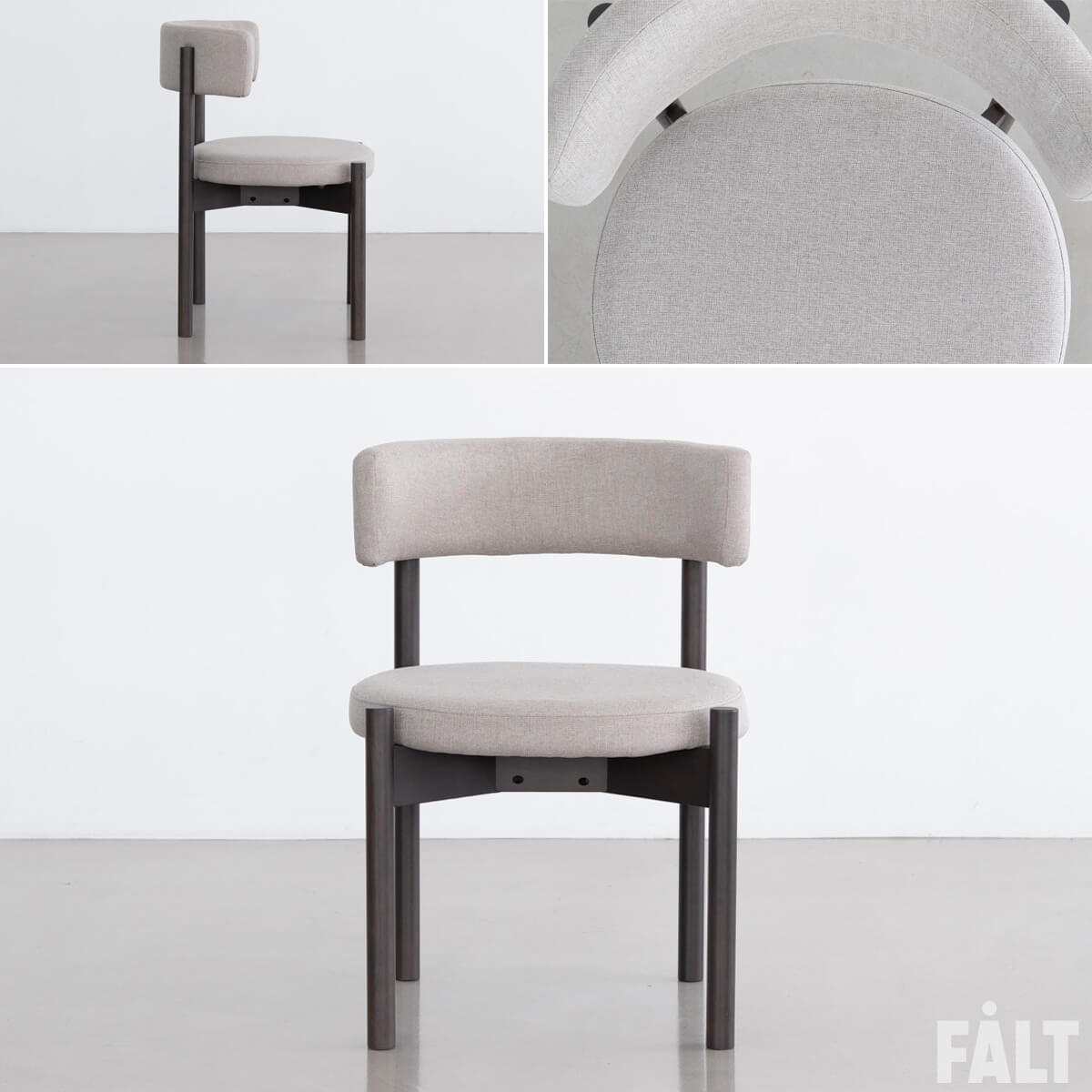 F02165_関家具 正規代理店 ダイニング チェア コーディ COUDY オーク フォグブラウン 無垢材 NWLH ノーウェアライクホーム NOWHERE LIKE HOME 木製 ウッド デスクチェア 北欧 おしゃれ シンプ